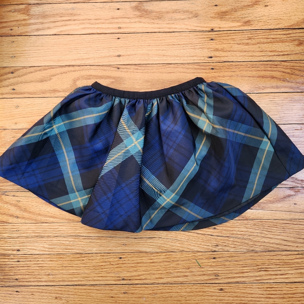 Ralph Lauren Plaid Skirt with Attached Bloomers- 12M Baby Girl